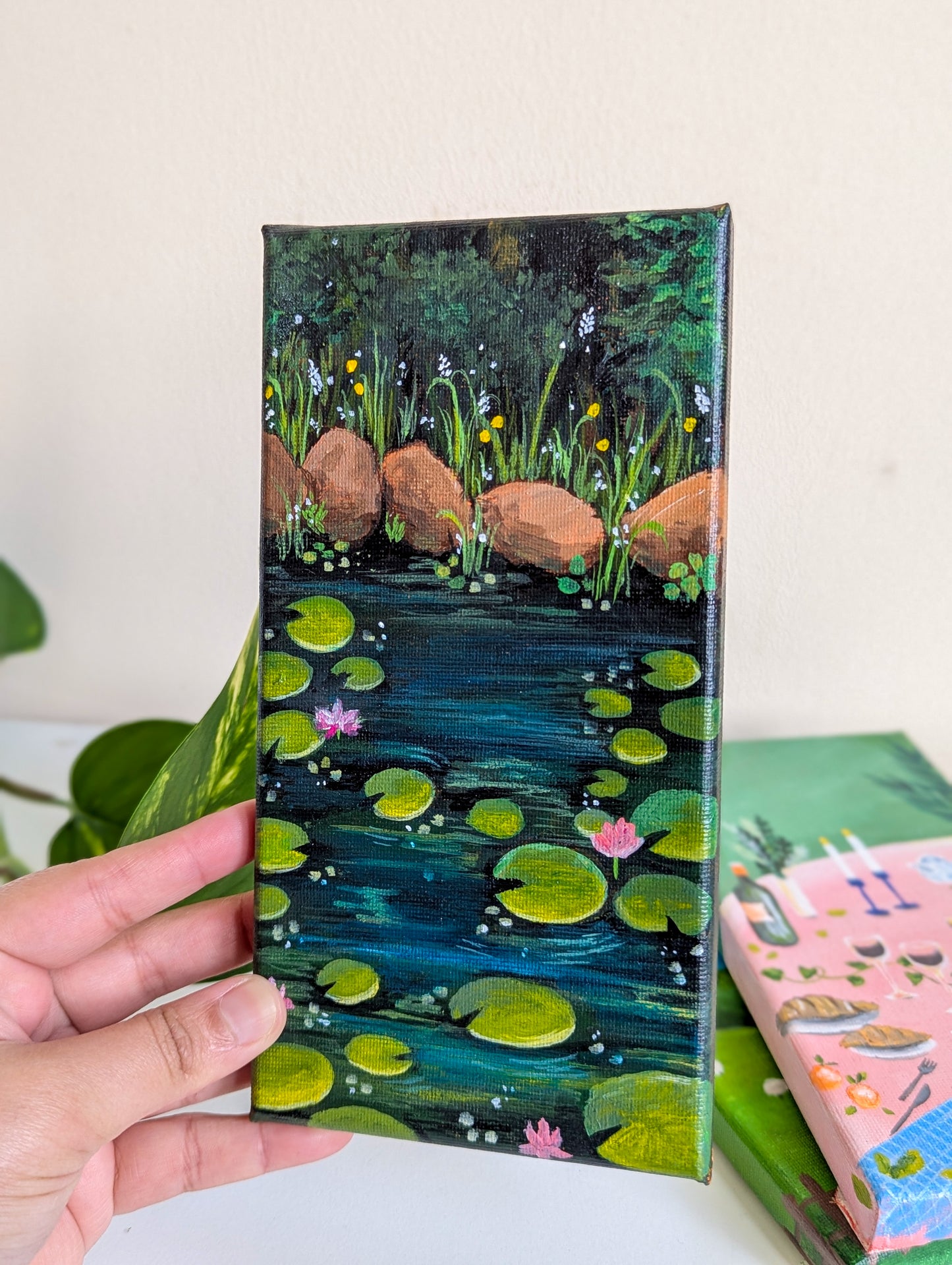 Pond Desk Painting