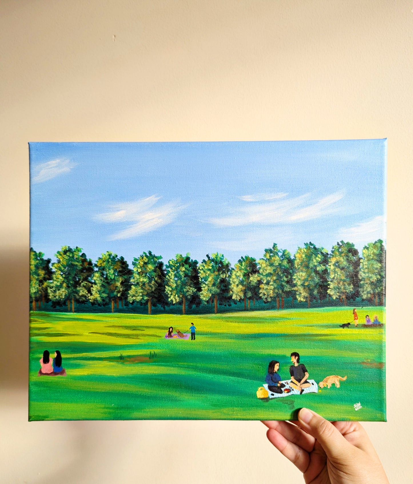 Hyde Park Canvas Painting