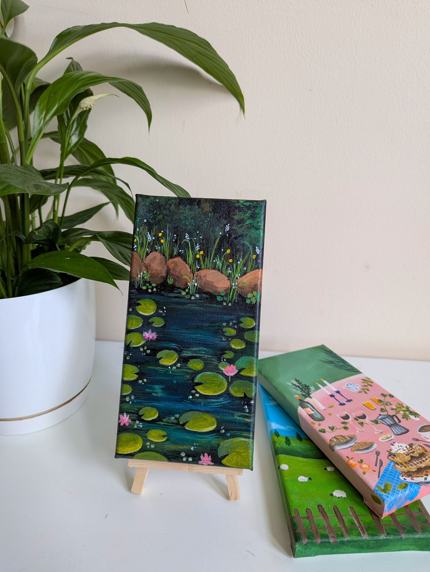 Pond Desk Painting